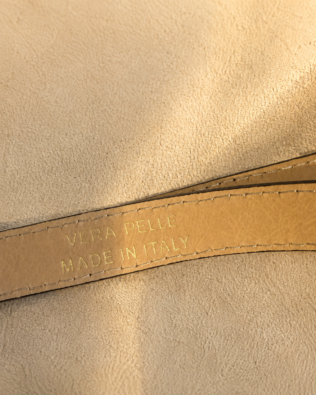 Damen-Ledergürtel aus echtem Leder mit goldener Schließe – Made in Italy