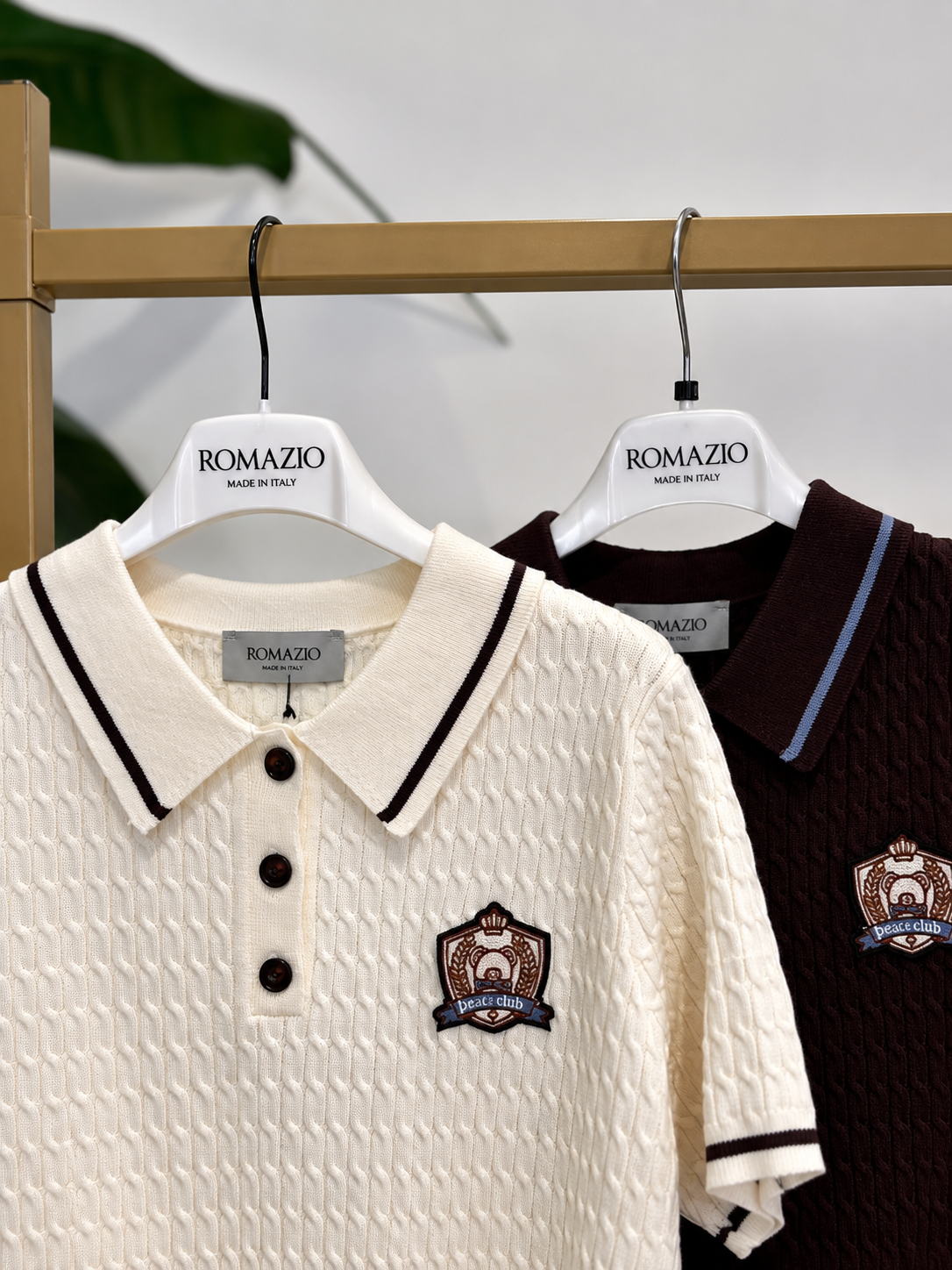 Strick Polo mit Kragen – Made in Italy | One Size bis XL